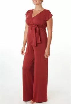 Les Lunes STELLA - Jumpsuit - Rouge -Hosen Elegante Boutique 42a1e1a3f5b647a6a71a5056fe98a5e0