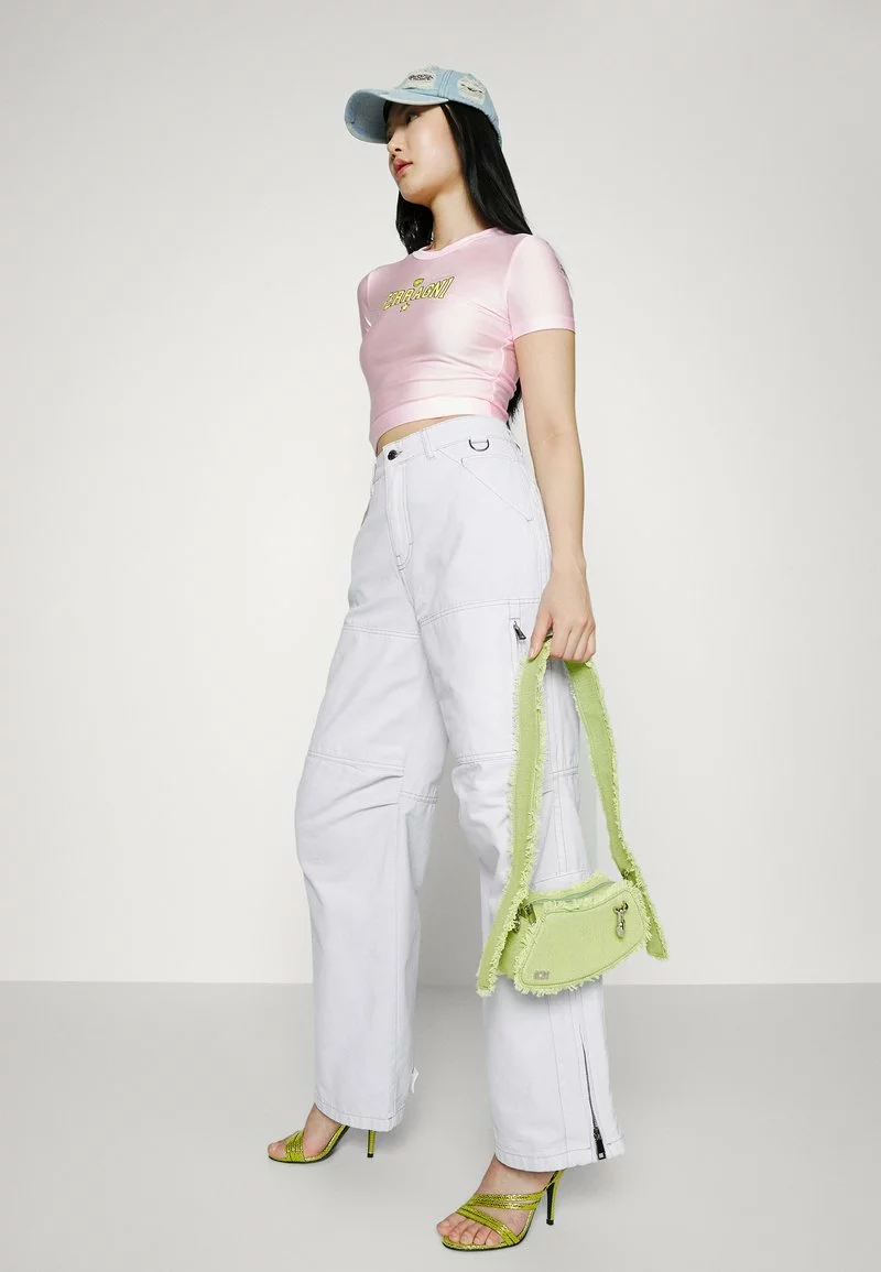 Wood Wood BRITNEY TROUSERS - Stoffhose - White 4 Wood Wood BRITNEY TROUSERS - Stoffhose - White - Image 4