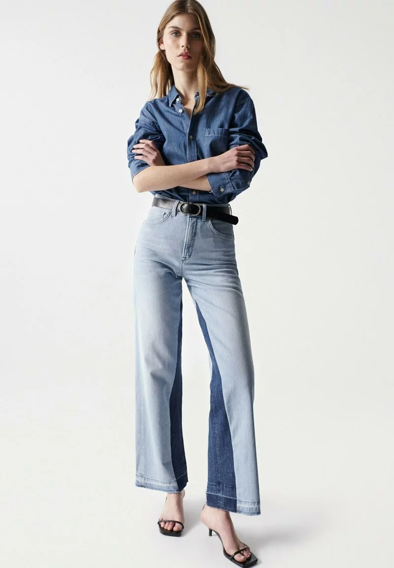 Salsa Jeans SECRET GLAMOUR PUSH IN WIDE - Flared Jeans - Blue 2 Salsa Jeans SECRET GLAMOUR PUSH IN WIDE - Flared Jeans - Blue - Image 2