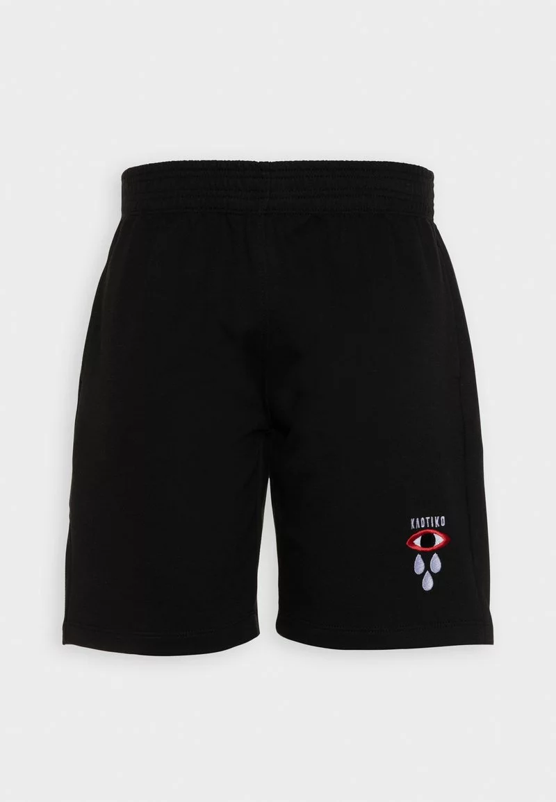 Kaotiko CRYING EYE UNISEX - Shorts - Black 4 Kaotiko CRYING EYE UNISEX - Shorts - Black - Image 4
