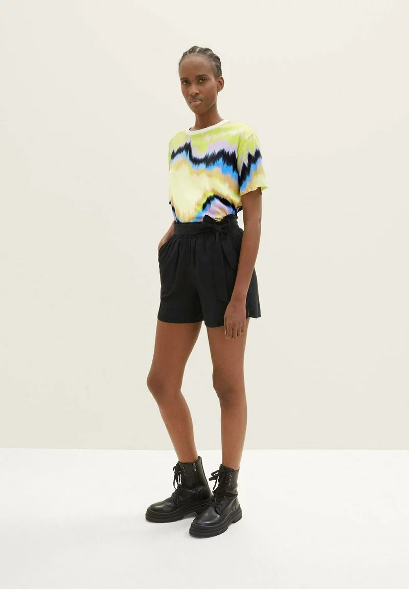 TOM TAILOR Denim MIT ELASTISCHEM BUND - Shorts - Deep Black 5 TOM TAILOR Denim MIT ELASTISCHEM BUND - Shorts - Deep Black - Image 5