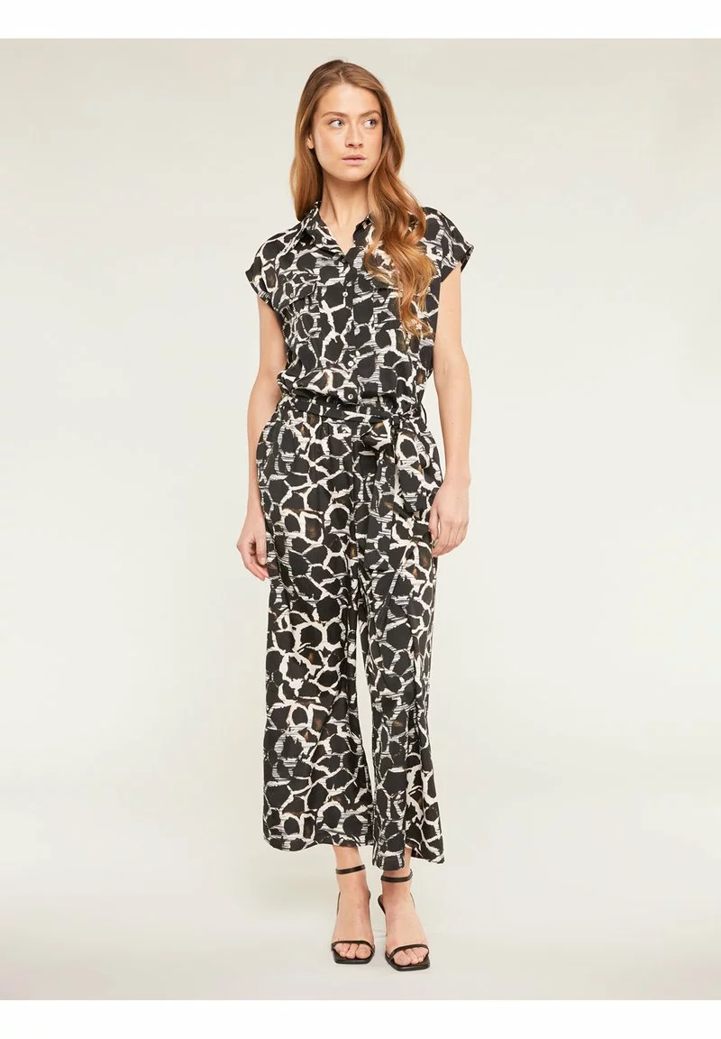 Motivi MIT ANIMALIER-MUSTER - Jumpsuit - Nero 4 Motivi MIT ANIMALIER-MUSTER - Jumpsuit - Nero - Image 4