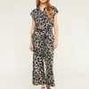 Motivi MIT ANIMALIER-MUSTER - Jumpsuit - Nero