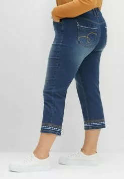 Sheego Jeans Slim Fit - Dark Blue Denim 10 Sheego Jeans Slim Fit - Dark Blue Denim -Hosen Elegante Boutique 4a56a0a331094ad3aa1284adc7ce1c1a