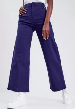 CACHE CACHE Stoffhose - Bleu Marine -Hosen Elegante Boutique 4aa76e6f88814708a5db1eb6cd8d5651