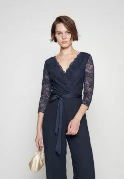 SWING JUMPSUIT - Jumpsuit - Navy -Hosen Elegante Boutique 4be6fbd040ce400db5cf08d0e22d65d6