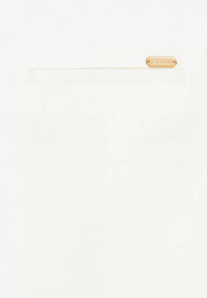 Scotch & Soda WIDE LEG HIGH RISE SUMMER - Shorts - Off White 3 Scotch & Soda WIDE LEG HIGH RISE SUMMER - Shorts - Off White - Image 3