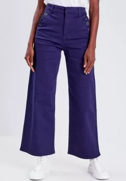 CACHE CACHE Stoffhose - Bleu Marine -Hosen Elegante Boutique 4c6d8d61629443e38fa100d5940f8d24 1