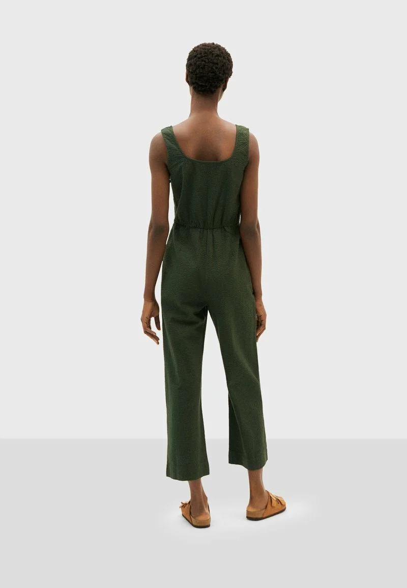 Thinking Mu RAFFLESIA - Jumpsuit - Dark Green 3 Thinking Mu RAFFLESIA - Jumpsuit - Dark Green - Image 3