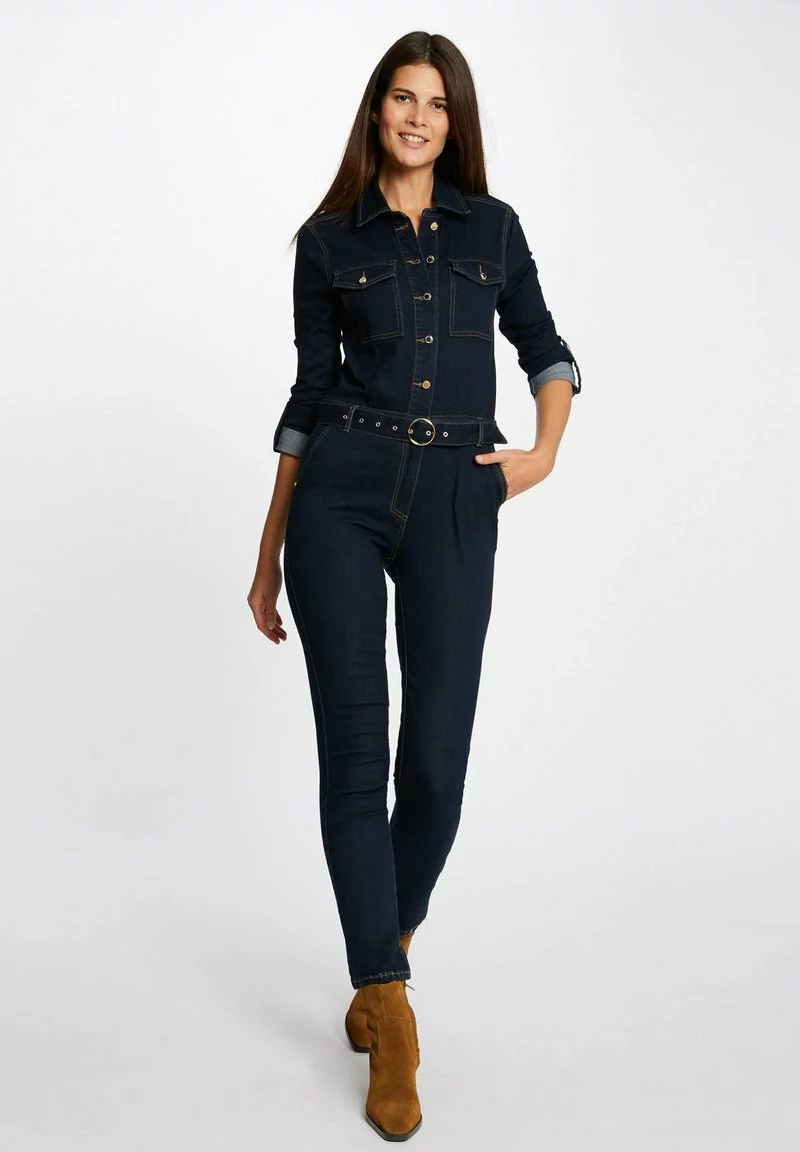 MORGAN Jumpsuit - Blue Denim 1 MORGAN Jumpsuit - Blue Denim