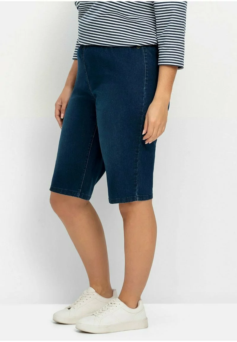 Sheego 2 PACK - Jeans Shorts - Blue Denim Dark Blue Denim 4 Sheego 2 PACK - Jeans Shorts - Blue Denim Dark Blue Denim - Image 4