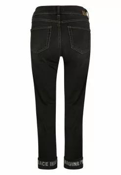 Angels 5-POCKET 'CICI CROP PEACE' MIT LOGO-APPLIKATION - Jeans Straight Leg - Anthrazit 11 Angels 5-POCKET 'CICI CROP PEACE' MIT LOGO-APPLIKATION - Jeans Straight Leg - Anthrazit -Hosen Elegante Boutique 4e7f2a0f5a4a41f1868706112c91d269