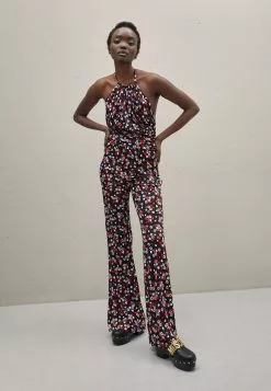 MOSCHINO ALL OVER HEARTS - Jumpsuit - Black