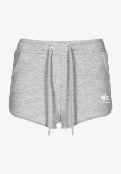 Alpha Industries Shorts - Greyheather/white
