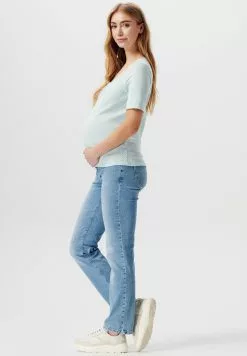 ESPRIT Maternity STRAIGHT UMSTANDS - Jeans Straight Leg - Lightwash 9 ESPRIT Maternity STRAIGHT UMSTANDS - Jeans Straight Leg - Lightwash -Hosen Elegante Boutique 5600bc8eb9aa4d8a91859e22556d4efa