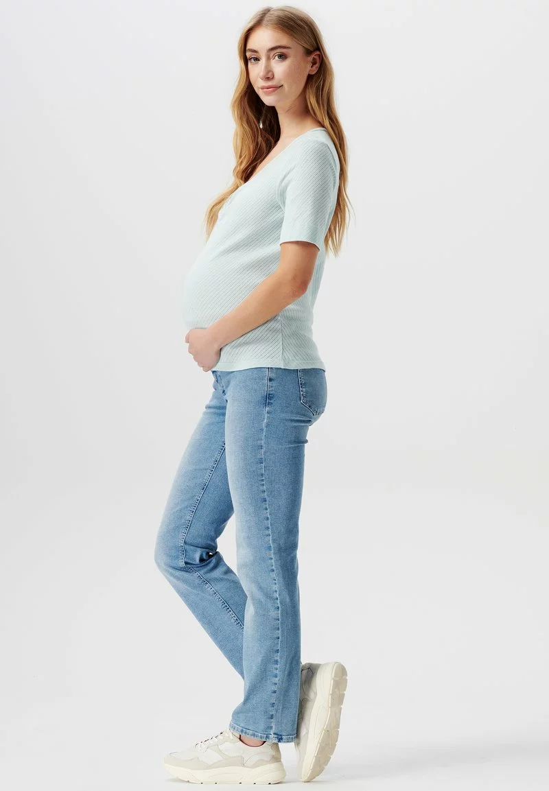 ESPRIT Maternity STRAIGHT UMSTANDS - Jeans Straight Leg - Lightwash 4 ESPRIT Maternity STRAIGHT UMSTANDS - Jeans Straight Leg - Lightwash - Image 4