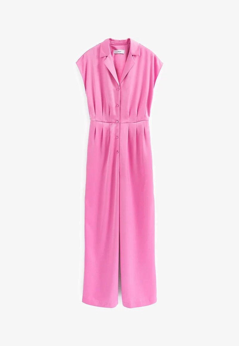 Next BELTED WIDE LEG STANDARD - Jumpsuit - Bright Pink 5 Next BELTED WIDE LEG STANDARD - Jumpsuit - Bright Pink - Image 5