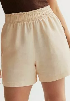 New Look PETITE BLEND HIGH WAIST - Shorts - Stone 9 New Look PETITE BLEND HIGH WAIST - Shorts - Stone -Hosen Elegante Boutique 589dcbac70aa4c88a903908941c277a1