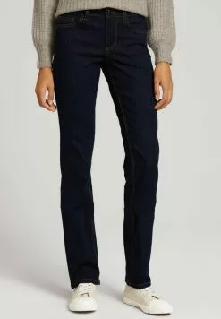 Tom Tailor ALEXA - Jeans Straight Leg - Clean Rinsed Blue Denim
