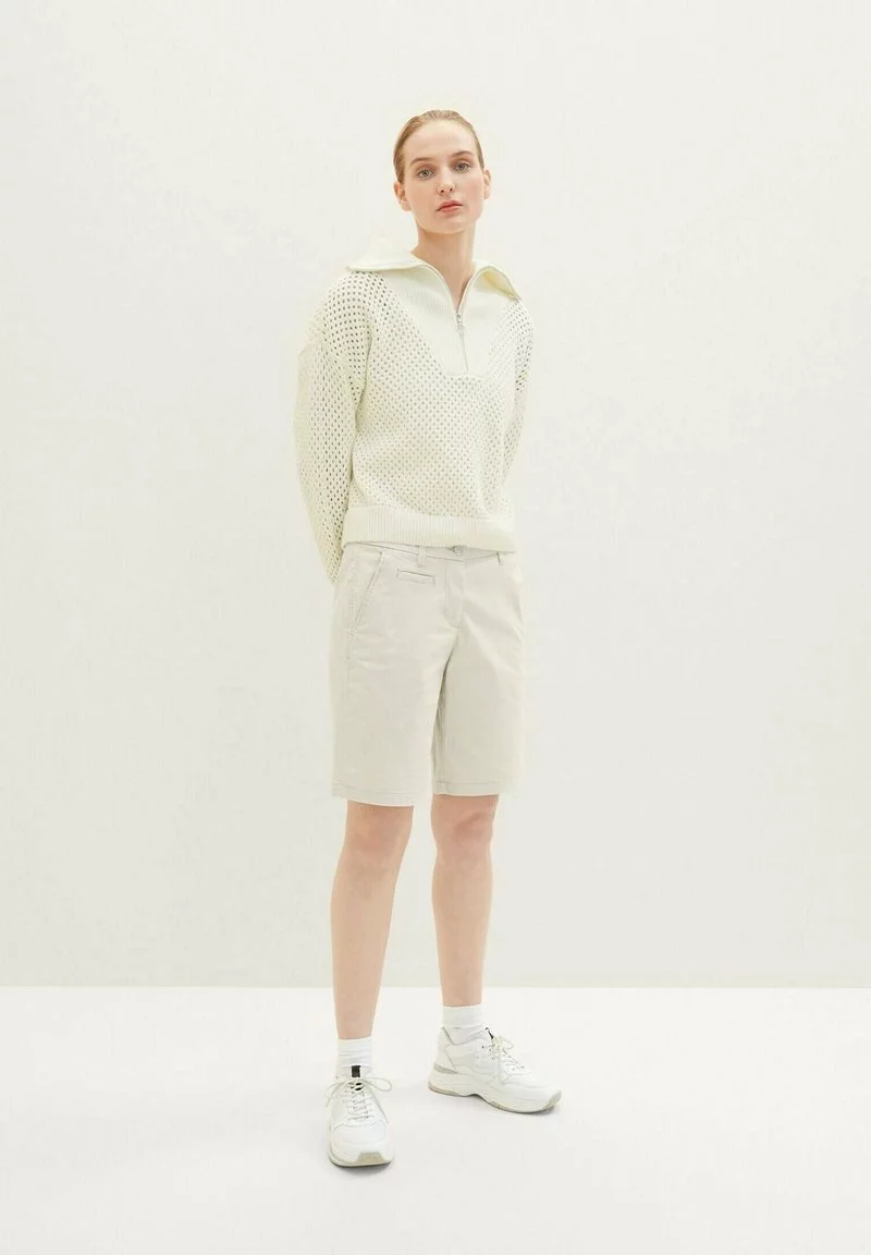 Tom Tailor Shorts - Dusty Beige 2 Tom Tailor Shorts - Dusty Beige - Image 2