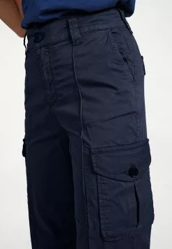 Mos Mosh MADISANE PAPER PANT - Cargohose - Navy 9 Mos Mosh MADISANE PAPER PANT - Cargohose - Navy -Hosen Elegante Boutique 5b9b834a25334aa9a5abd982c64342a5