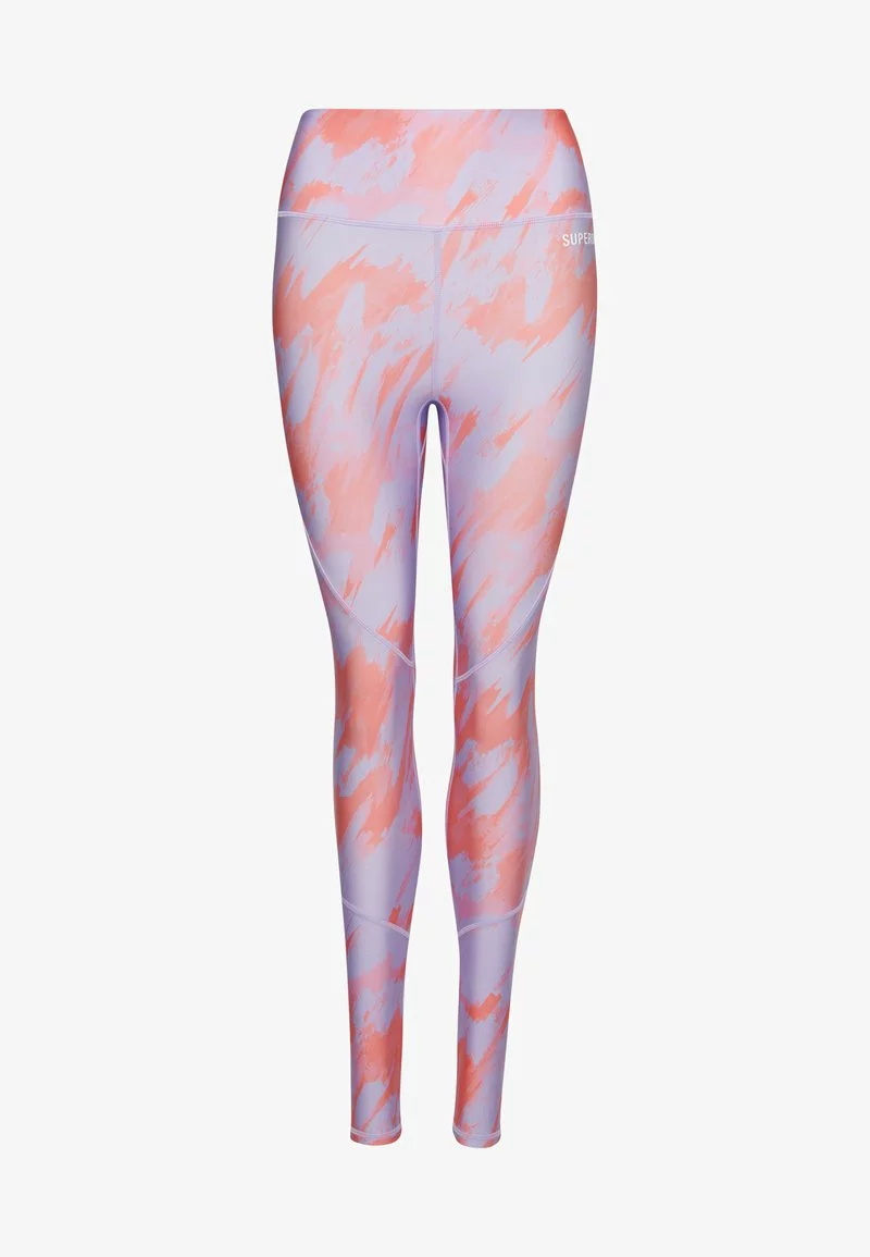 Superdry CORE FULL - Tights - Brush Camo Lilac 5 Superdry CORE FULL - Tights - Brush Camo Lilac - Image 5