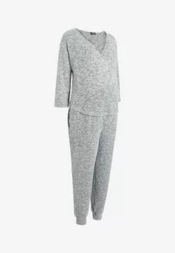 Next COSY STANDARD - Jumpsuit - Grey -Hosen Elegante Boutique 5f94087a324d40bfa0841aa01d949b79