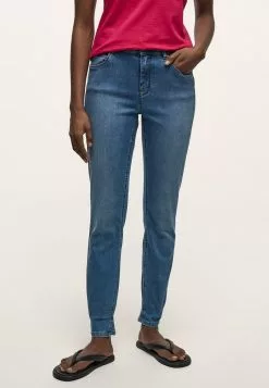 LANIUS HIGH WAIST - Jeans Slim Fit - Blue Denim