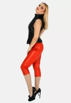 Fetish-Design LINA - Lederhose - Orange 7 Fetish-Design LINA - Lederhose - Orange -Hosen Elegante Boutique 66bd4746739e4e9b9e08c98d4b20ef73