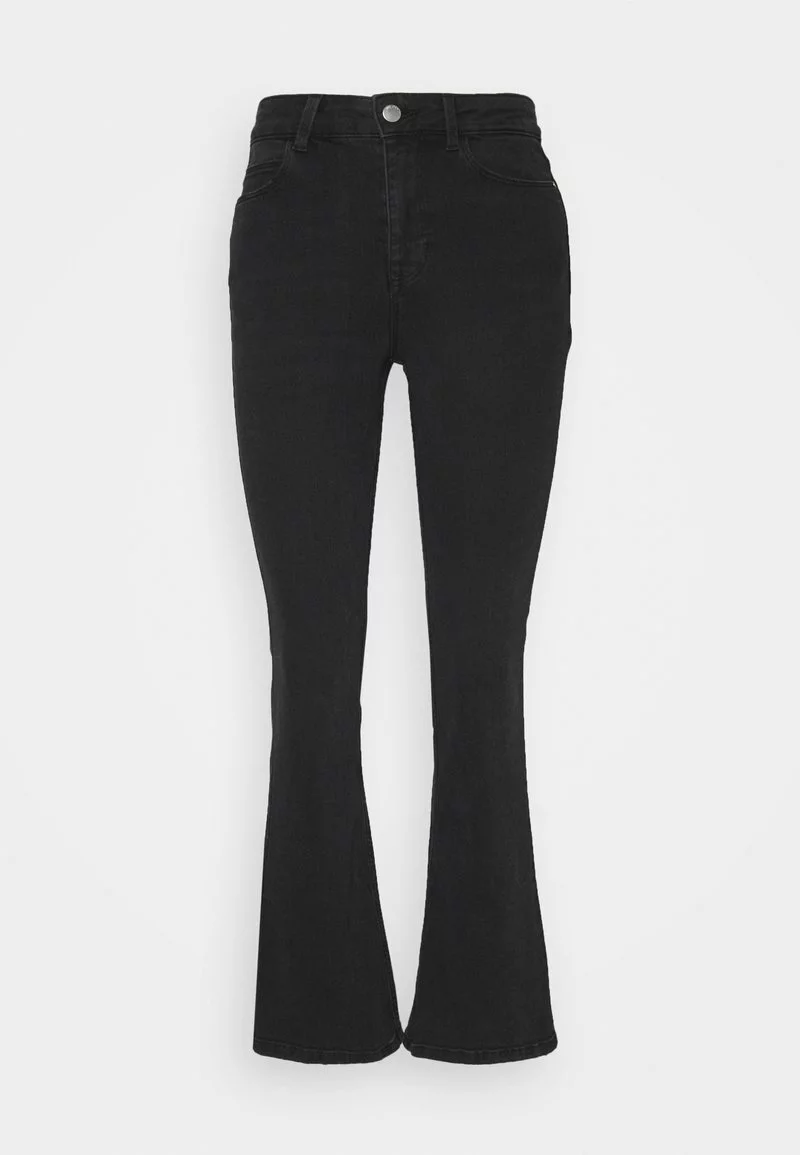 JDYNEWFLORA LIFE HIGH - Flared Jeans - Dark Grey Denim 4 JDYNEWFLORA LIFE HIGH - Flared Jeans - Dark Grey Denim - Image 4