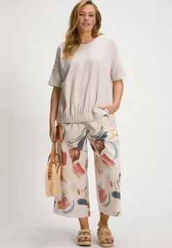 Ulla Popken MOTIF COUP DE PINCEAU CEINTURE ÉLASTIQUE - Stoffhose - Rose Poudré 7 Ulla Popken MOTIF COUP DE PINCEAU CEINTURE ÉLASTIQUE - Stoffhose - Rose Poudré -Hosen Elegante Boutique 6d73215a219b4461b9659c195535f0c5