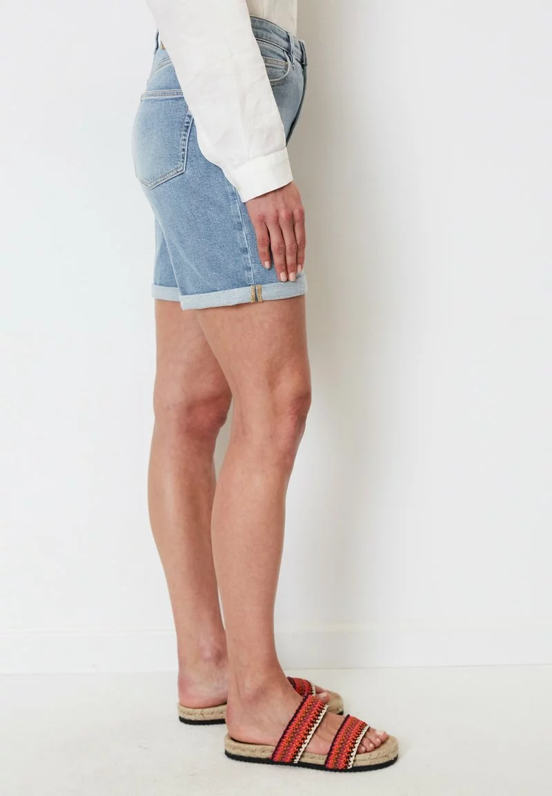 Marc O'Polo AUS-STRETCH - Jeans Shorts - Mid Blue Wash 4 Marc O'Polo AUS-STRETCH - Jeans Shorts - Mid Blue Wash - Image 4