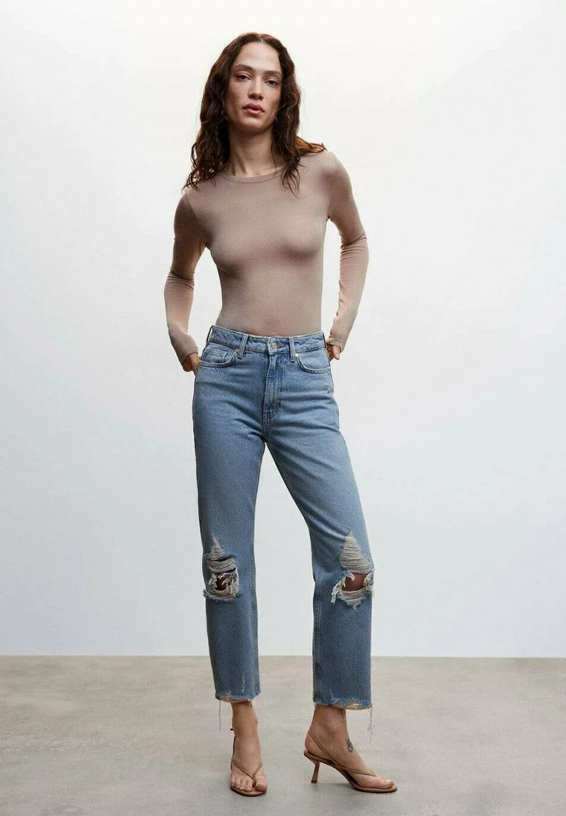 Mango IRENE - Jeans Slim Fit - Medium Vintage Blauw 2 Mango IRENE - Jeans Slim Fit - Medium Vintage Blauw - Image 2