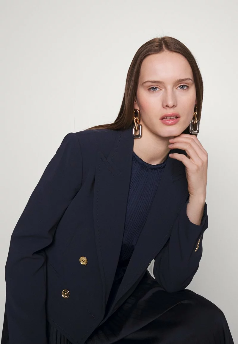 MICHAEL Michael Kors CHAIN HALTER - Jumpsuit - Midnightblue 4 MICHAEL Michael Kors CHAIN HALTER - Jumpsuit - Midnightblue - Image 4