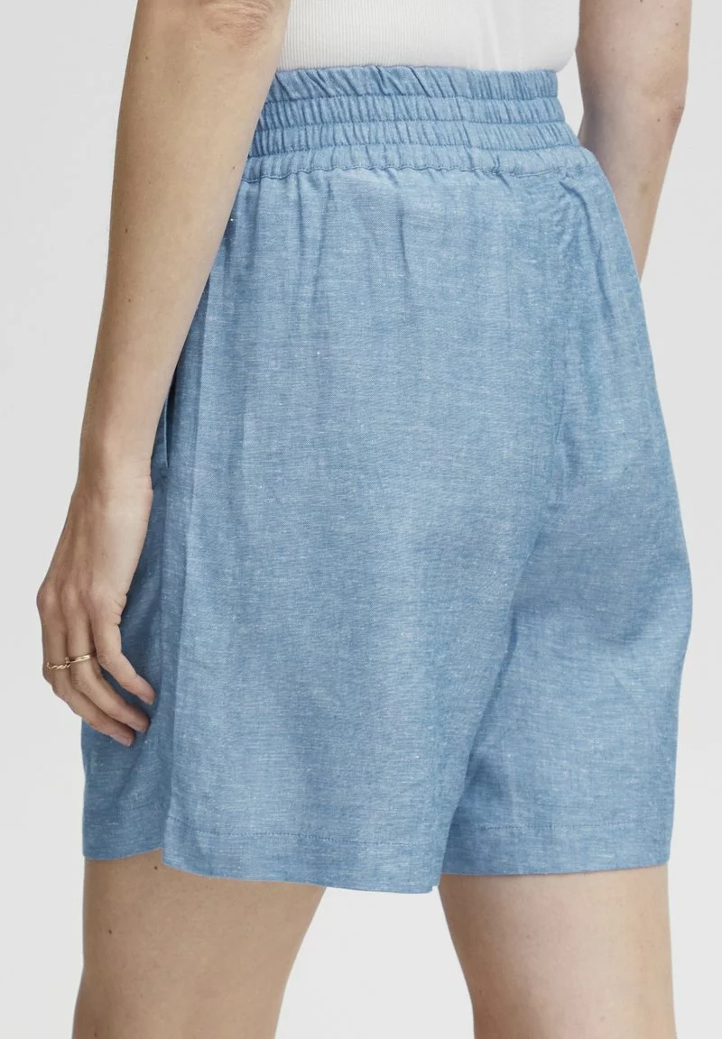 Fransa FRLIN SHO - Shorts - Malibu Blue Melange 5 Fransa FRLIN SHO - Shorts - Malibu Blue Melange - Image 5