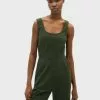 Thinking Mu RAFFLESIA - Jumpsuit - Dark Green