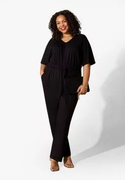 Live Unlimited London WRAP - Jumpsuit - Black 10 Live Unlimited London WRAP - Jumpsuit - Black -Hosen Elegante Boutique 7547b855501c4aaa84e1f6ae53aa36c9 1