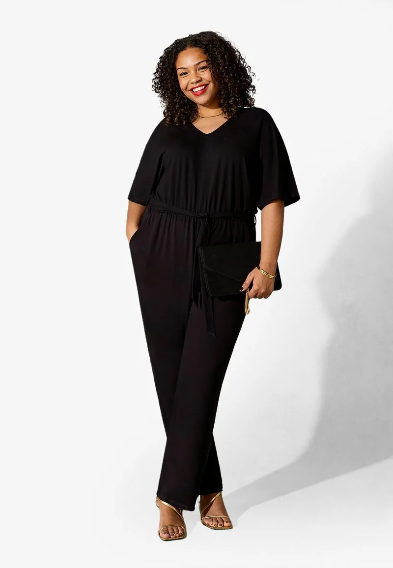 Live Unlimited London WRAP - Jumpsuit - Black 5 Live Unlimited London WRAP - Jumpsuit - Black - Image 5
