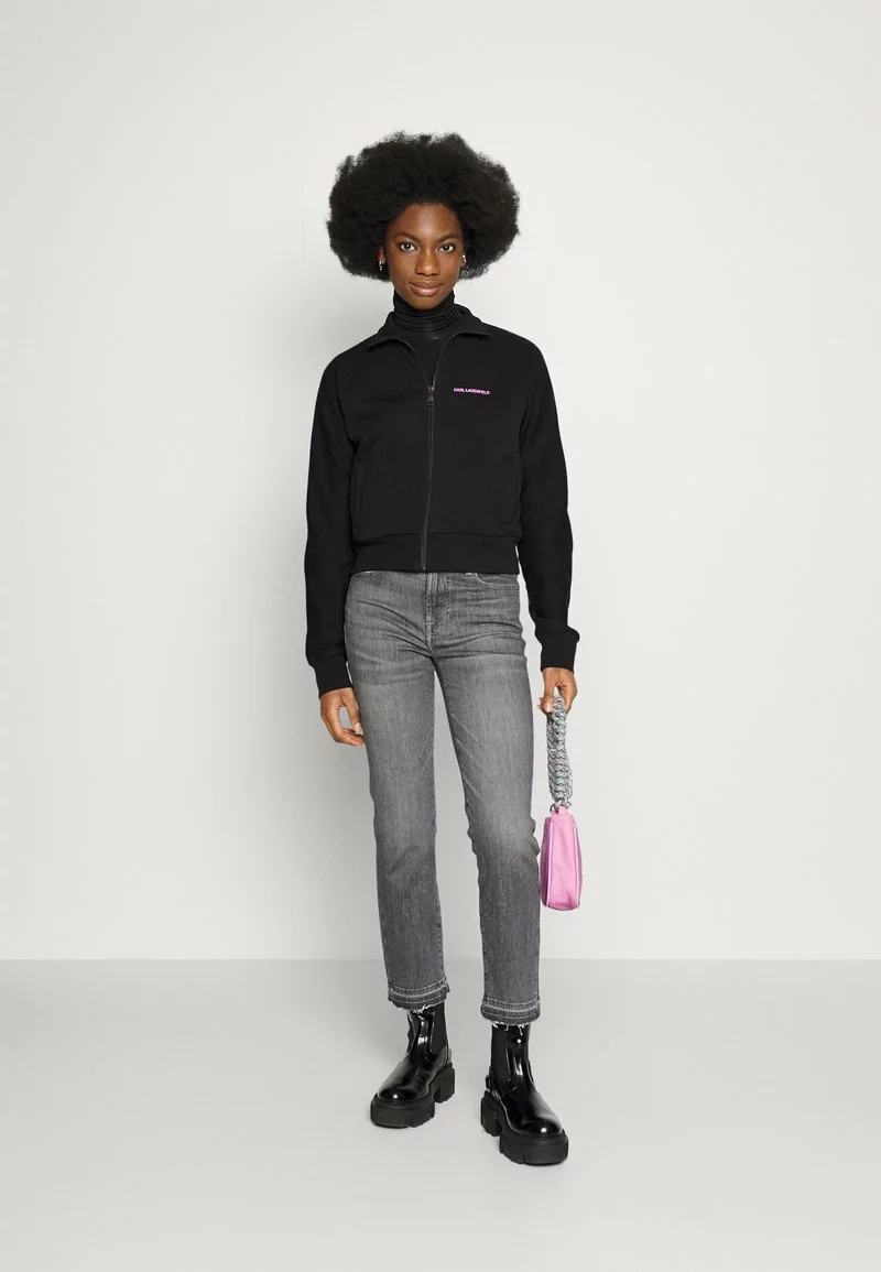 7 For All Mankind THE CROP SOHO - Jeans Straight Leg - Grey 2 7 For All Mankind THE CROP SOHO - Jeans Straight Leg - Grey - Image 2