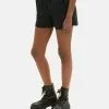 TOM TAILOR Denim MIT ELASTISCHEM BUND - Shorts - Deep Black