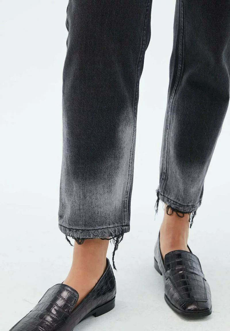 System Action FRAYED - Jeans Straight Leg - Black 4 System Action FRAYED - Jeans Straight Leg - Black - Image 4