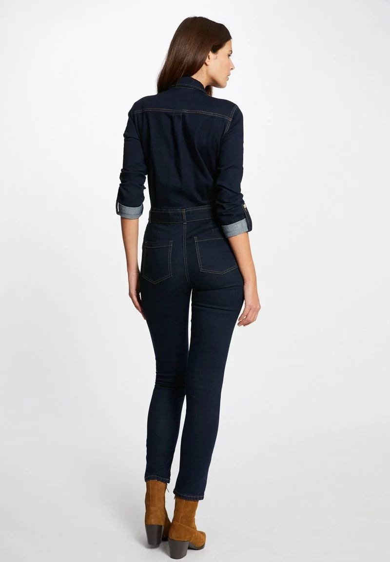 MORGAN Jumpsuit - Blue Denim 3 MORGAN Jumpsuit - Blue Denim - Image 3