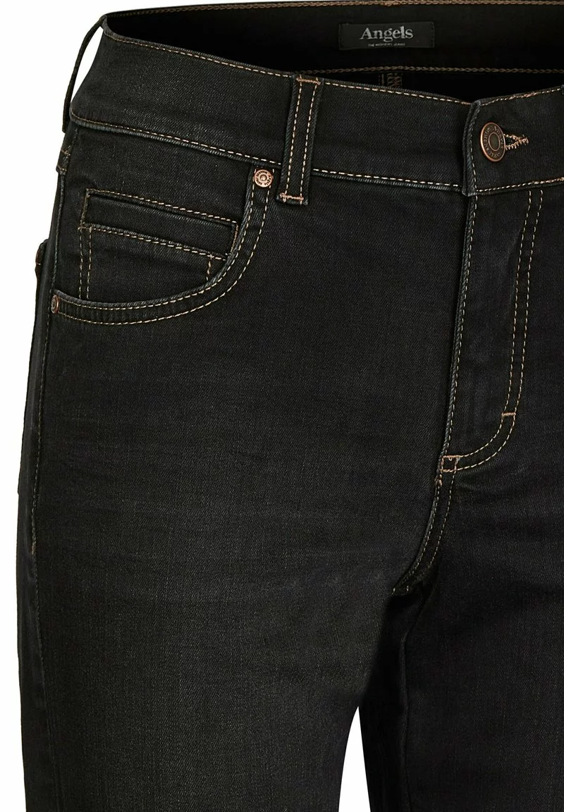 Angels 5-POCKET 'CICI CROP PEACE' MIT LOGO-APPLIKATION - Jeans Straight Leg - Anthrazit 5 Angels 5-POCKET 'CICI CROP PEACE' MIT LOGO-APPLIKATION - Jeans Straight Leg - Anthrazit - Image 5