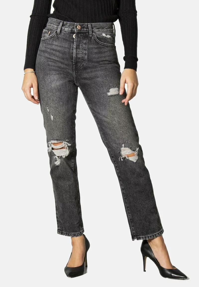 ONLY Jeans Straight Leg - Black 1 ONLY Jeans Straight Leg - Black