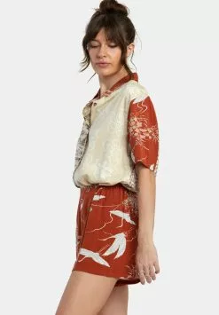 RVCA DAZE TAILLE ÉLASTIQUE FEMME - Shorts - Sandlewood 9 RVCA DAZE TAILLE ÉLASTIQUE FEMME - Shorts - Sandlewood -Hosen Elegante Boutique 78503e528ce24348b2529bccf108610b