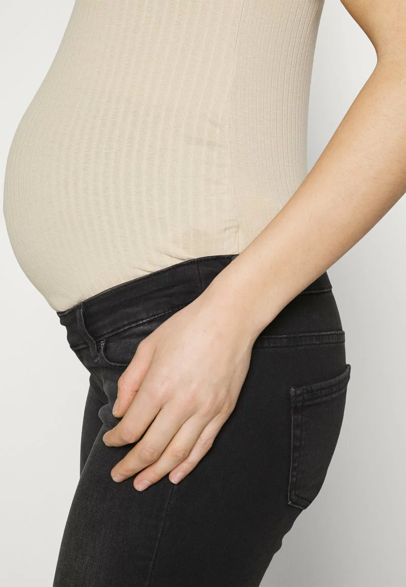 ONLY MATERNITY OLMBLUSH MID REABOX - Jeans Skinny Fit - Black 4 ONLY MATERNITY OLMBLUSH MID REABOX - Jeans Skinny Fit - Black - Image 4