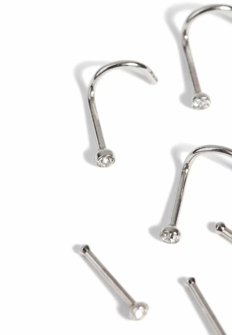 Lovisa 6 PACK - Sonstige Accessoires - Silver Coloured 2 Lovisa 6 PACK - Sonstige Accessoires - Silver Coloured - Image 2