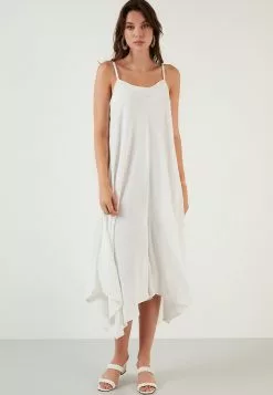 LELA LOOSE FIT - Jumpsuit - Ecru