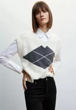 Mango ANNE - Jeans Slim Fit - Black Denim