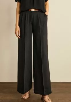 Next BLEND WIDE LEG - Stoffhose - Black 8 Next BLEND WIDE LEG - Stoffhose - Black -Hosen Elegante Boutique 7bf0465b58b64e898fb677e019b619b6